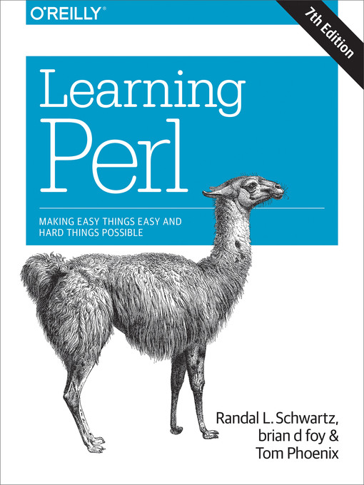 Title details for Learning Perl by Randal L. Schwartz - Available